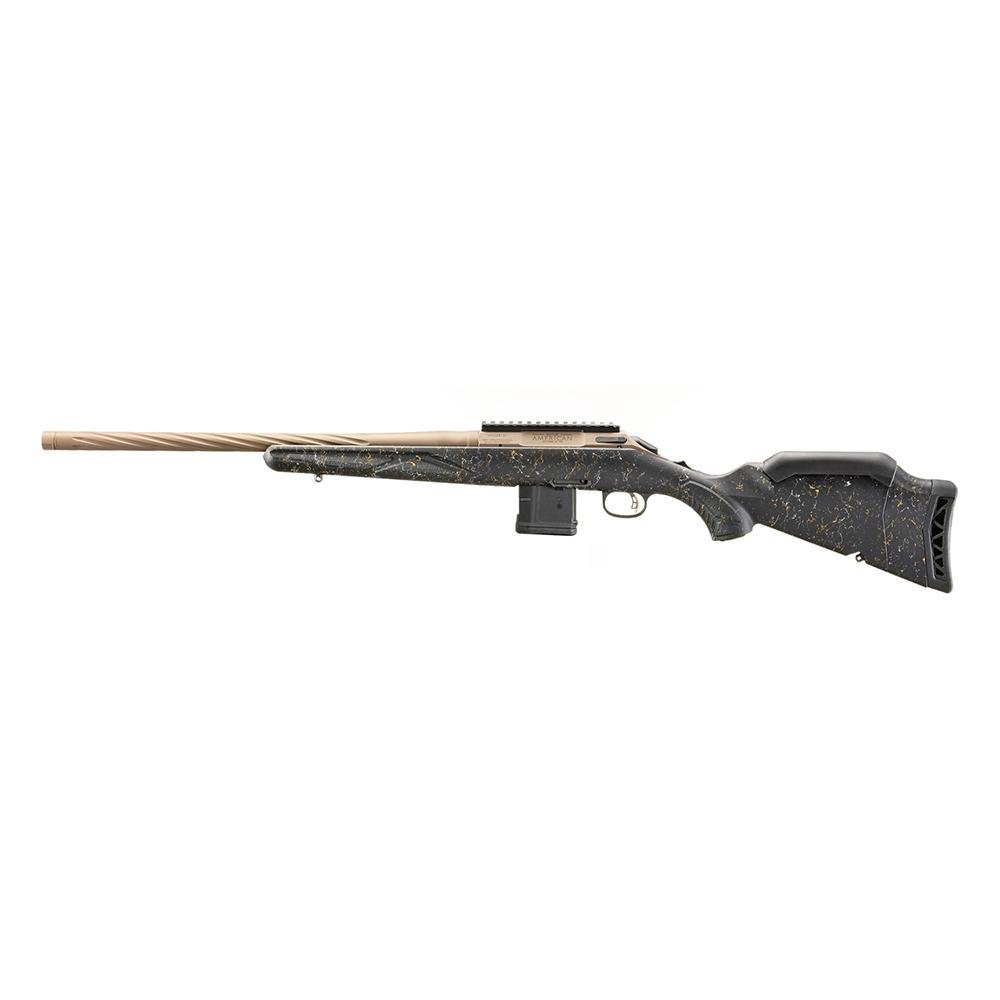 Ruger American Gen II Prairie Rifle .223 Rem 10rd Capacity 20 Fluted Threaded Bronze Barrel Black Splatter Gen II Stock - Ruger - 223 REM