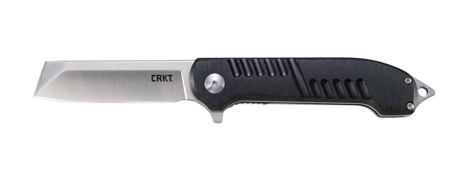 CRKT Razel GT 3.02" Folding Chisel Plain Satin Blade Aluminum Handle - Columbia River Knife & Tool - CHISEL