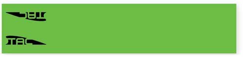 TAC Vanes Arrow Wraps Green 4.675 x 1.0 in. 13 pk. - TAC Vanes
