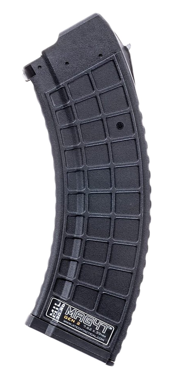 Xtech Tacitcal Xtt135blkelite Elite 30Rd 7.62X39 Fits Ak-47 Black Stainless - XTech Tactical - 7.62X39mm