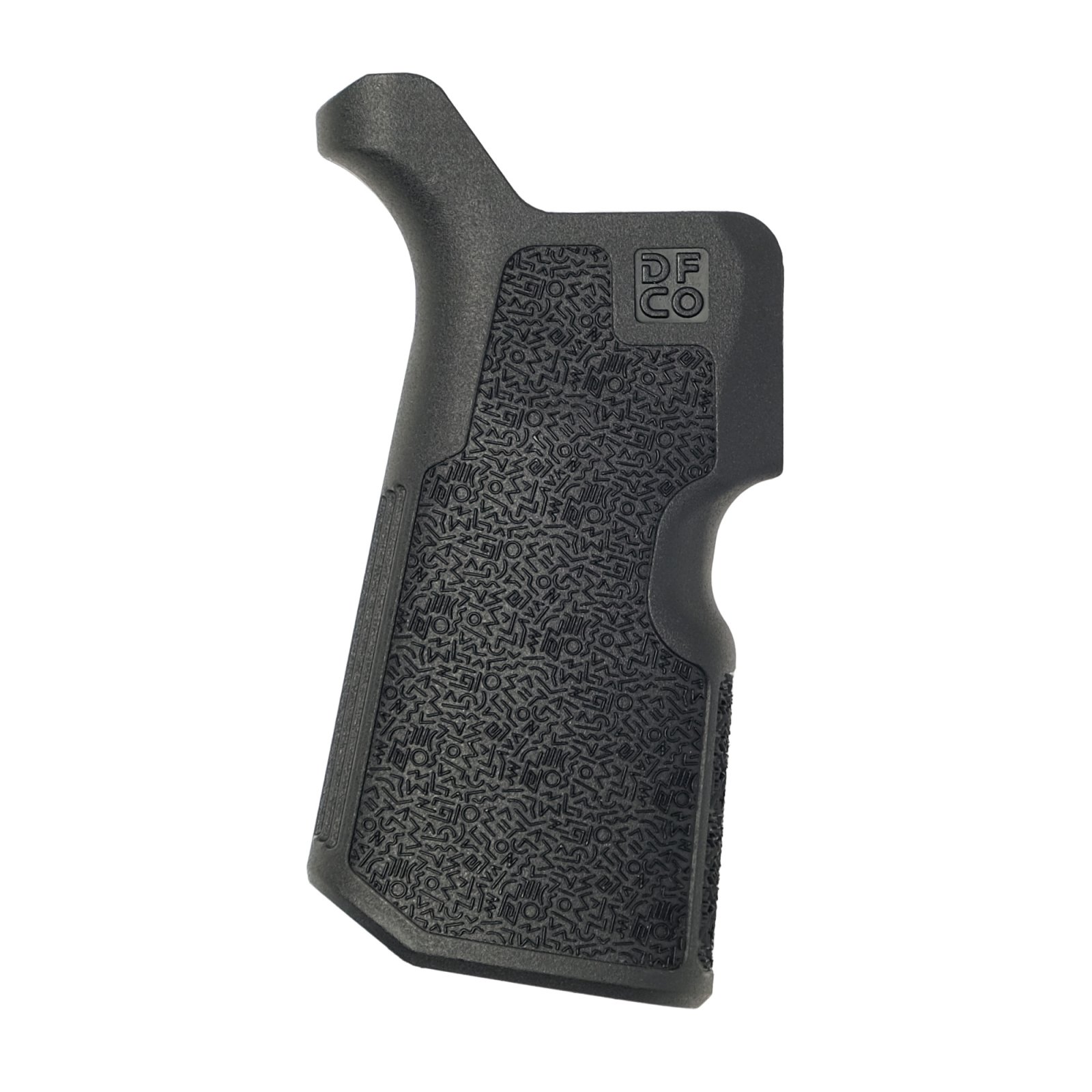 Die Free Co KFGBLK Kung Fu Grip Black Nylon for AR15/M4/AR10/SR25