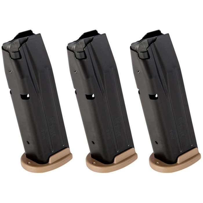 Sig SAUER, INC. P250/P320 FS MAGAZINE 9MM LUGER 17RD COYOTE 3/PACK - Sig Sauer