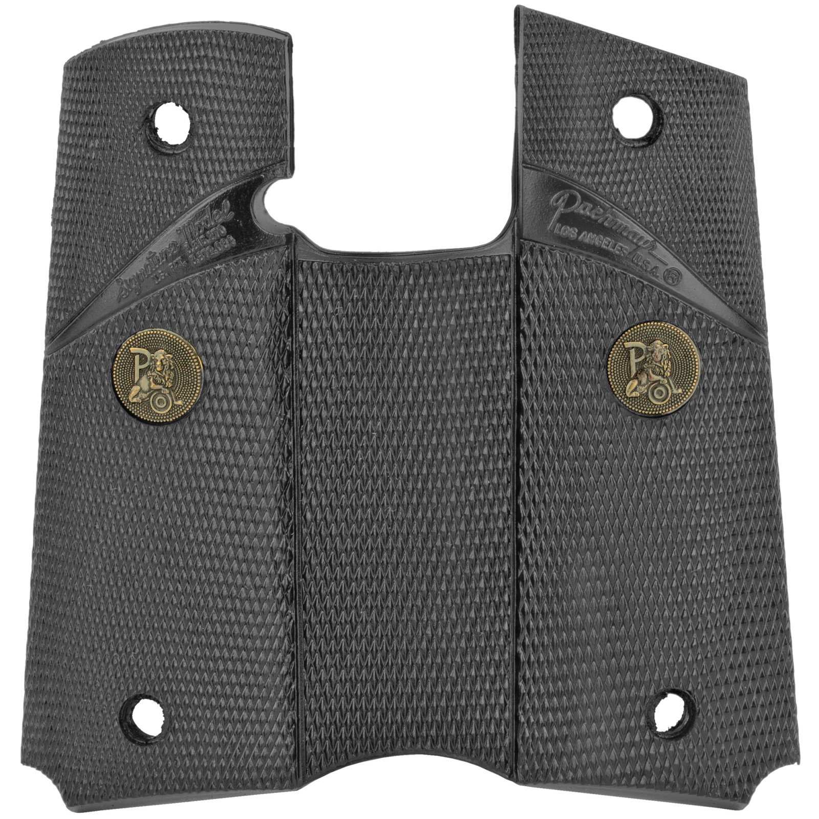 Pachmayr 02921 Signature Grip Wraparound Checkered Black Rubber for 1911, 1911-A1