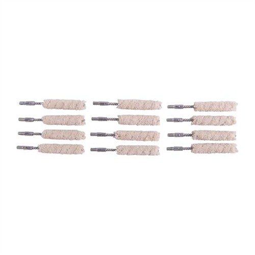 Brownells Cotton Bore Mop 284-30 Caliber 12 Pack - Brownells - 30 CALIBER