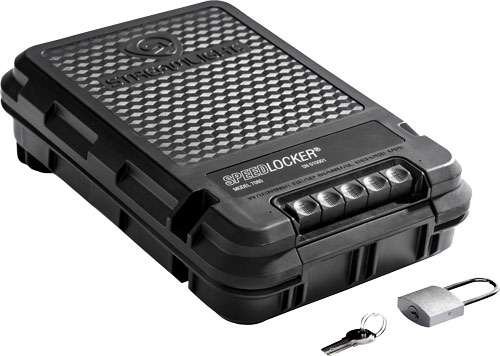 Streamlight 59000 SpeedLocker Black High-Impact Polypropylene Container - Streamlight - SPEEDLOCKER