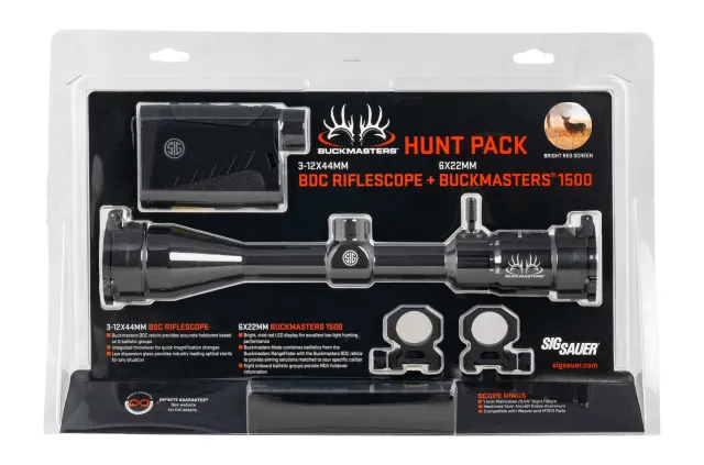 Buy SIG SOK15BM07 BUCKMASTER 3-12X44 W/RF & RNG KIT online