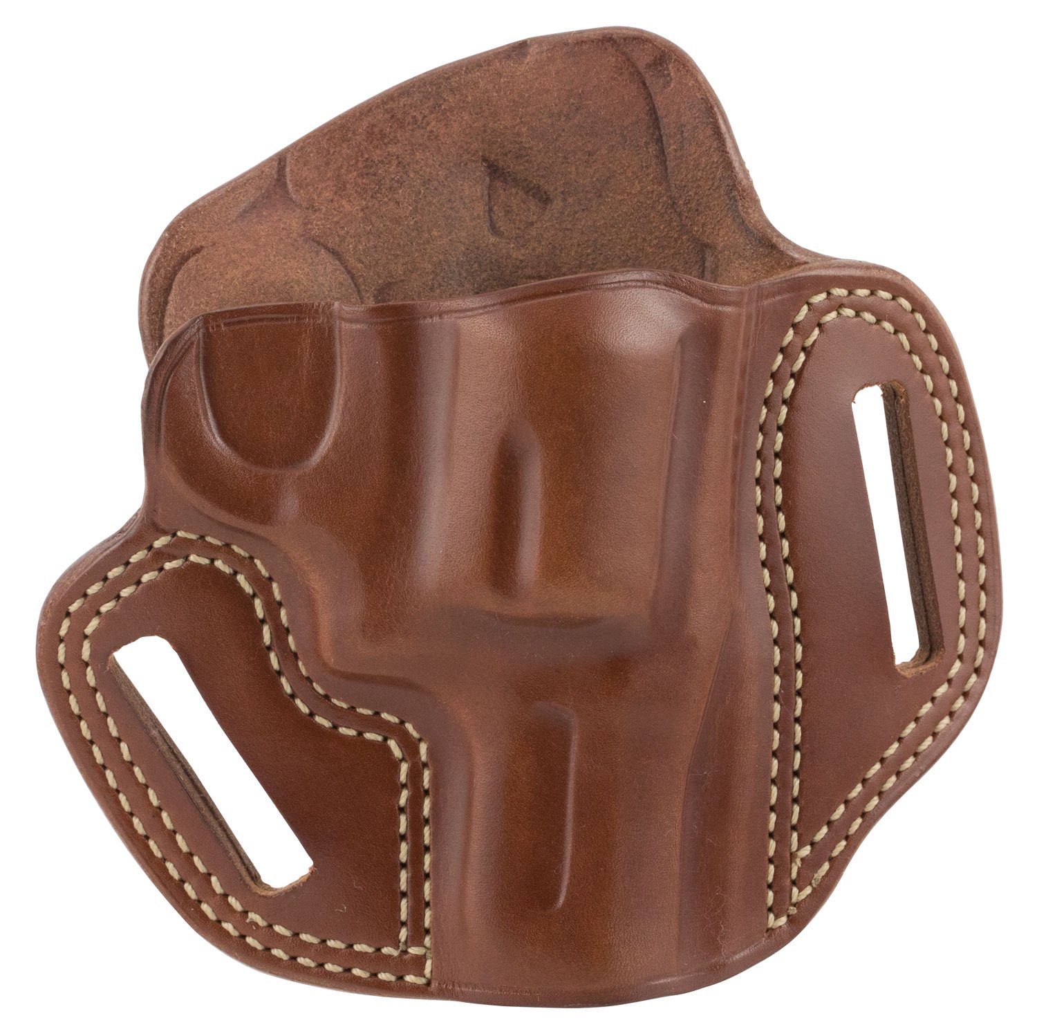 Galco CM102 Combat Master Tan Leather Holster for S&W L Frame Revolvers