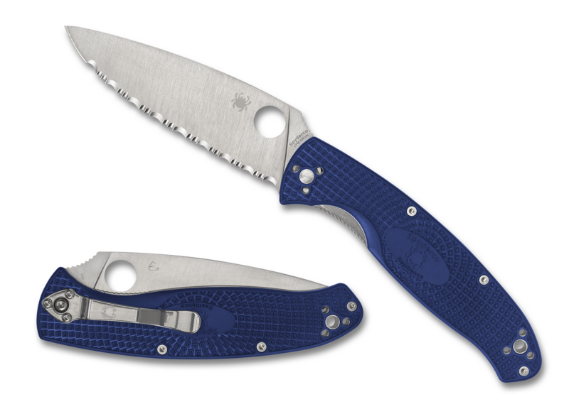 Spyderco C142PSBL Resilience Lightweight CPM S35VN Folding Knife