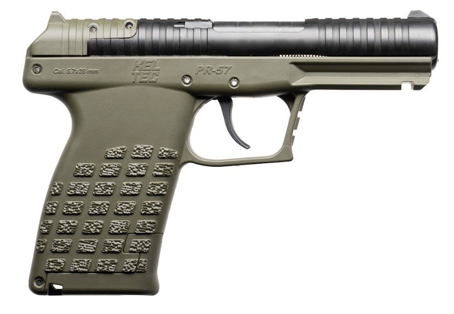 KELTEC PR57GRN 5.7x28 Pistol Green 4.64" Barrel 20+1 Optic Ready - Kel-Tec - 5.7 x 28mm