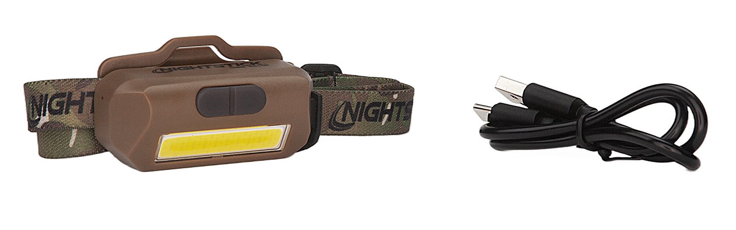 Nightstick USB-4510F Multi-Flood Headlamp 250 Lumens FDE