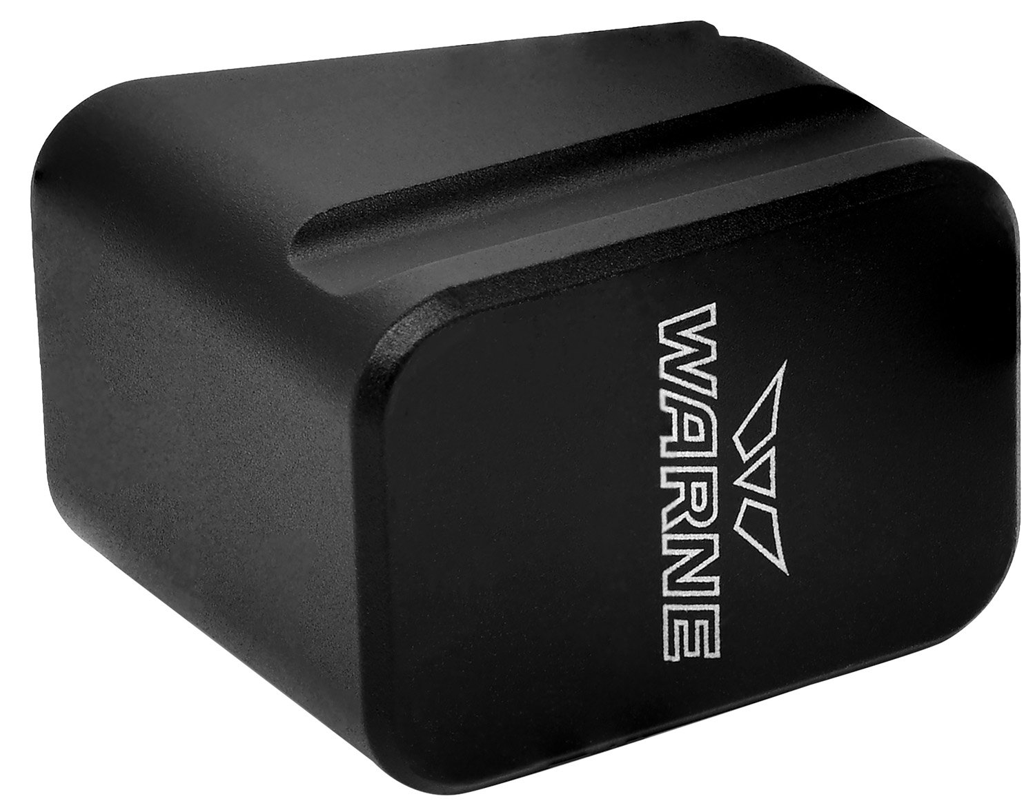 Warne 3111-W Magazine Extension +5 for Glock 17/22 Matte Black - Warne - 5RD