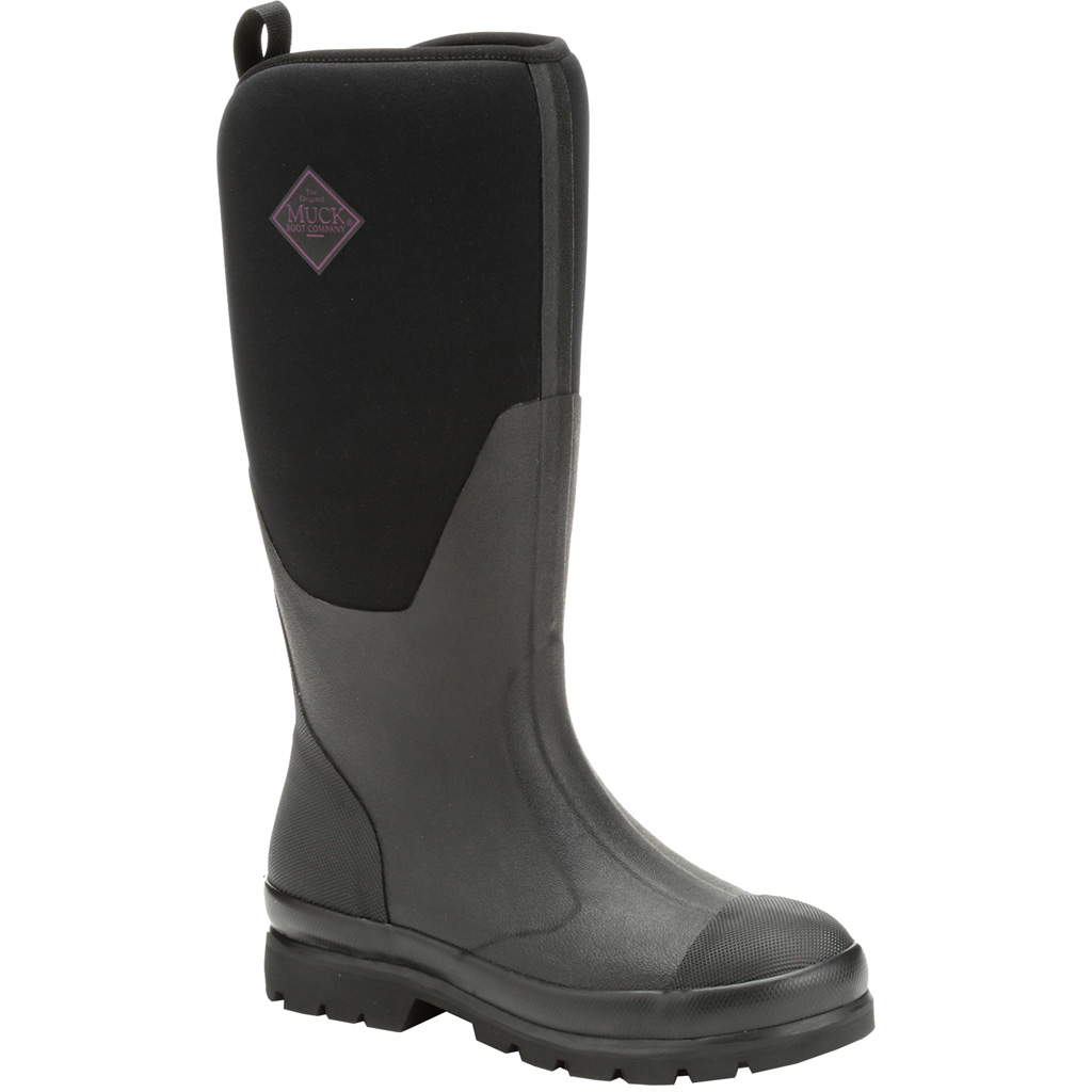 Muck WCHT-000-BLK-060 Women's Chore Boot, Black, 6, Waterproof, 5mm Foam