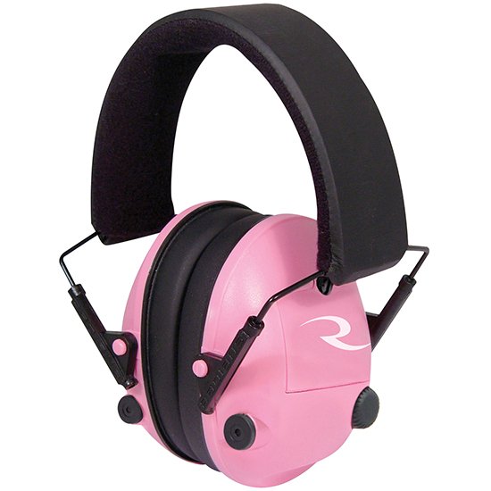 Radians PAP700CS Pink Earmuff, NRR 23 dB, Dual Microphones, Adjustable