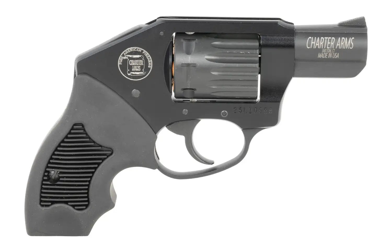 Charter Arms WALKER The Walker 22 WMR Concealed Hammer/ Shrouded Ejector Rod 8 2 Black Passivate - Charter Arms - .22 Mag (.22 WMR)