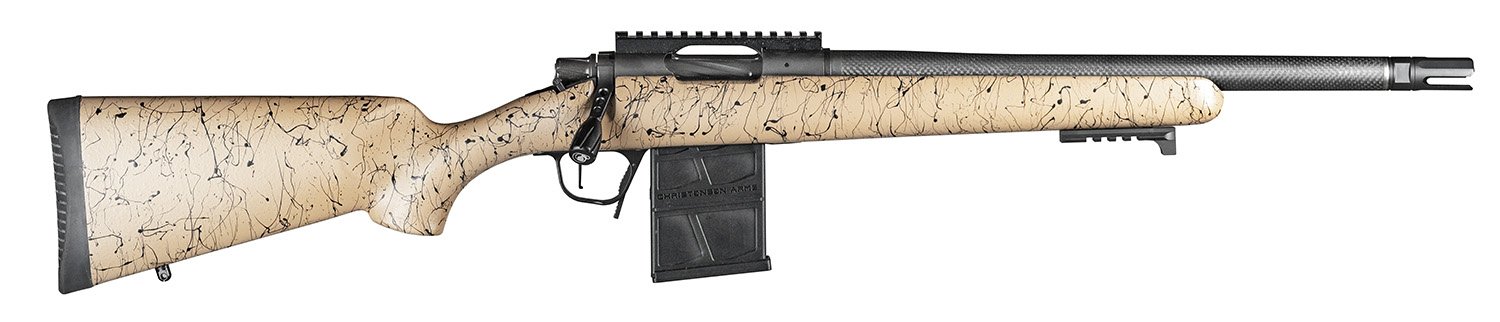 Christensen Arms Ridgeline Scout 6.5 Creedmoor, 16" Barrel, Bolt Action Rifle, Black Nitride Finish, Carbon Fiber Stock, 10-Round Capacity - CHRISTENSEN ARMS - 6.5 Creedmoor