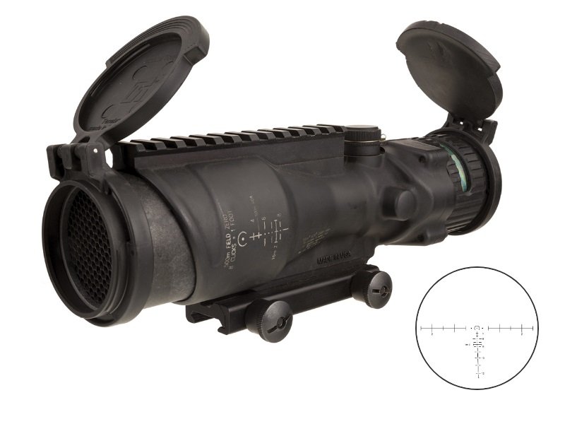 Trijicon TA648MGO-M240 6x48 ACOG Scope Matte Black 44.3 oz M240 Caliber - Trijicon - 48MM
