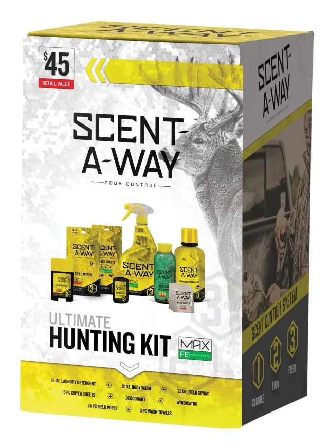 Scent-A-Way 100099 Ultimate Hunting Kit Odor Eliminator Odorless