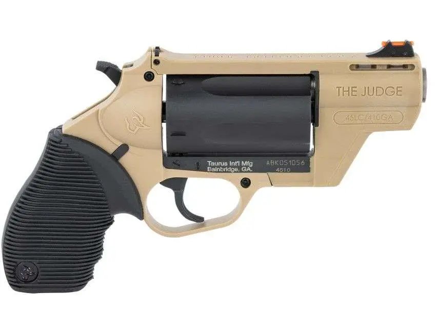 Buy Taurus Judge Public Defender .45 Colt/.410 Bore 2.5 in FDE 5 Round Revolver online