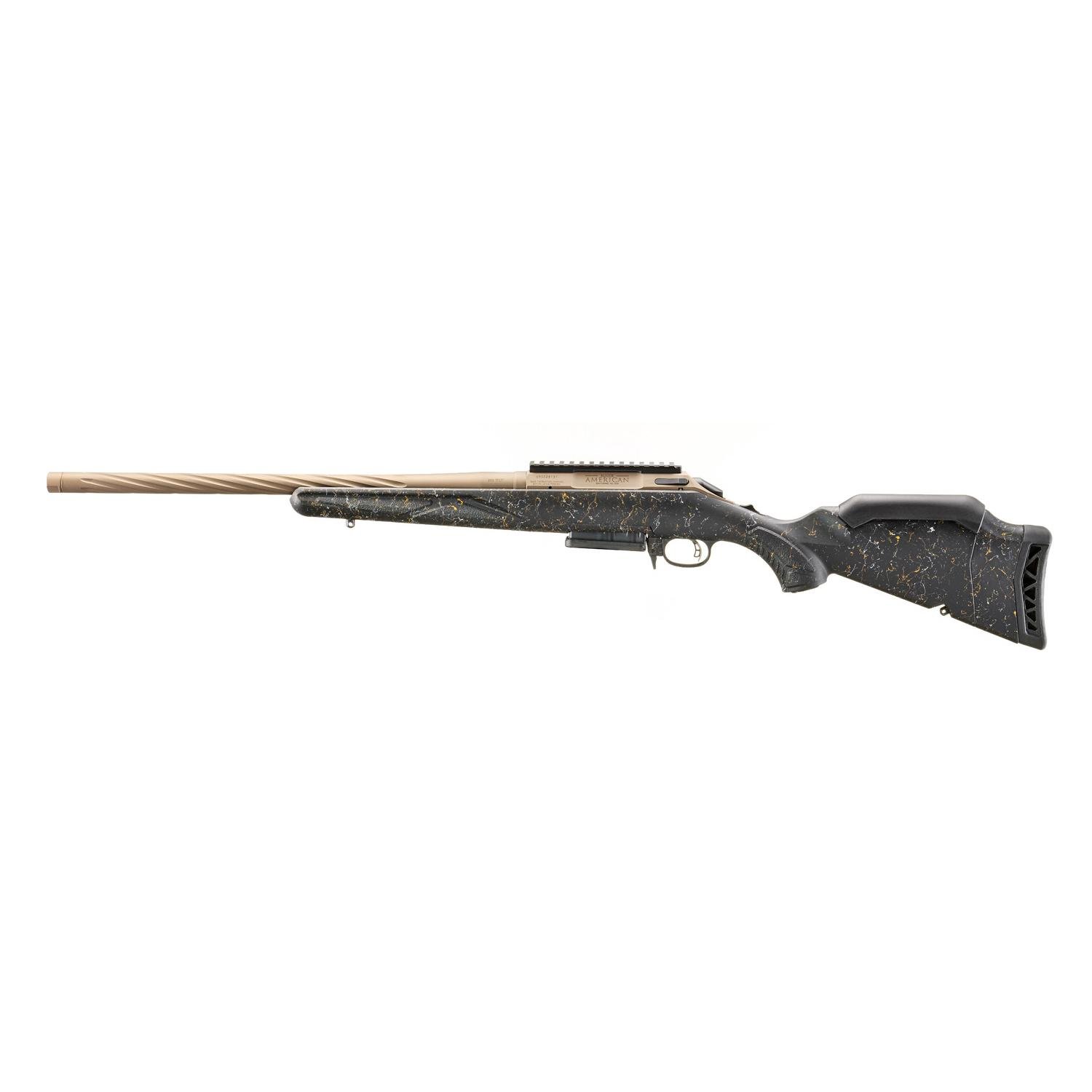 Ruger American Gen II Prairie Rifle .308 Win 3rd Capacity 20 Fluted Threaded Bronze Barrel Black Splatter Gen II Stock - Ruger - 308 WIN