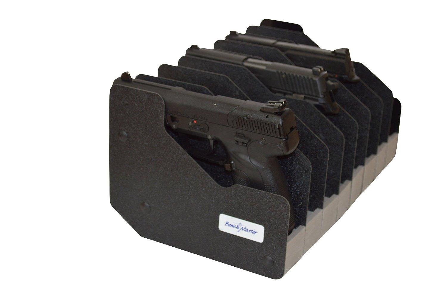 Altus BMWRM18 BenchMaster Eight Gun Vertical Pistol Rack, Lightweight Design