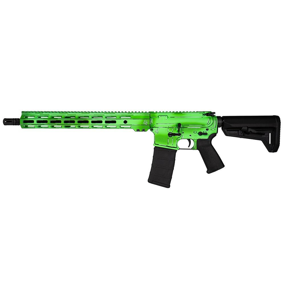 Shark Coast Tactical Anime- Green Rifle 5.56mm 10rd Magazine 16 Barrel 15 MLOK Handguard California Compliant - Shark Coast Tactical - 5.56
