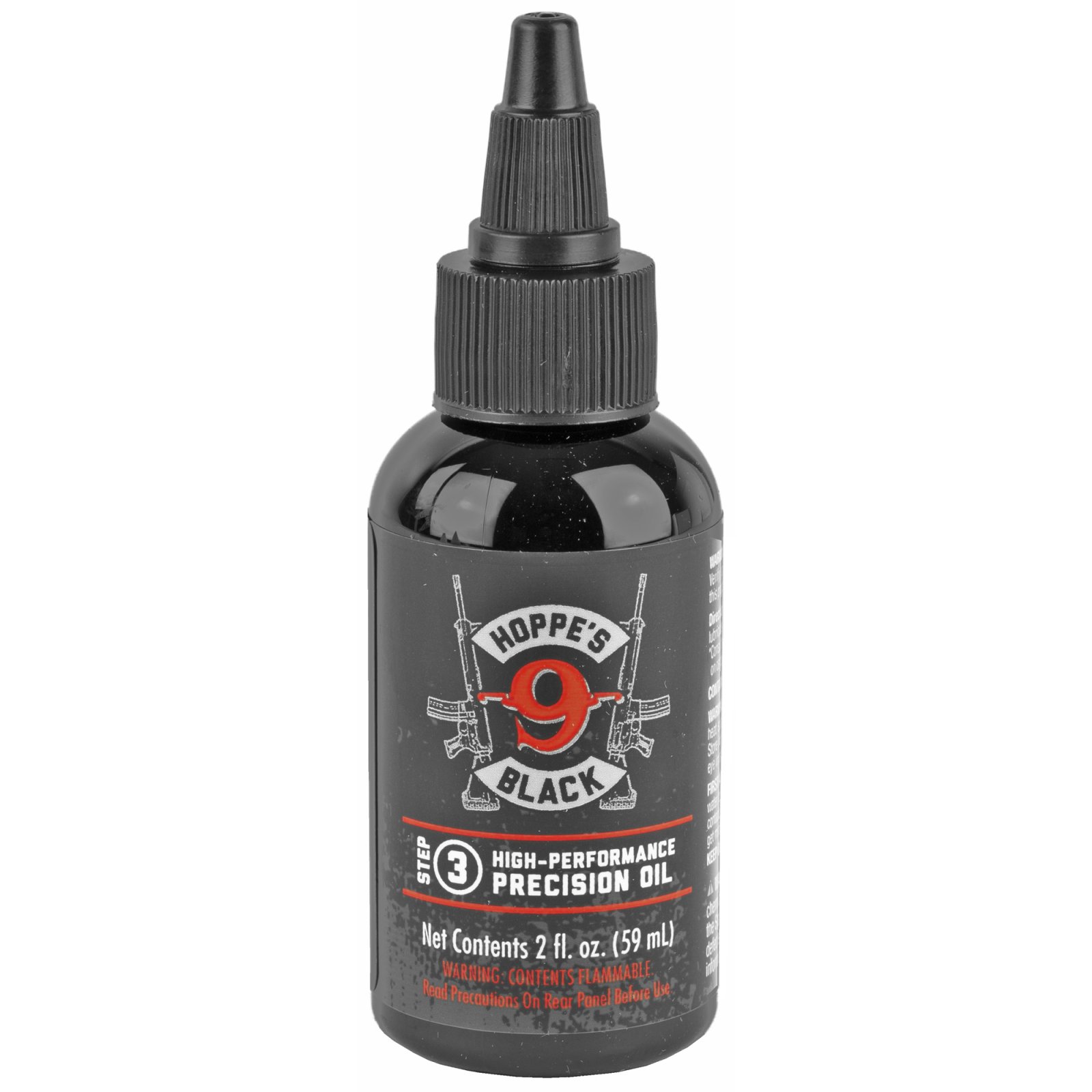 Hoppe's HBL2 Black Precision Oil 2 oz Bottle - Rust Inhibitors, Lubricates