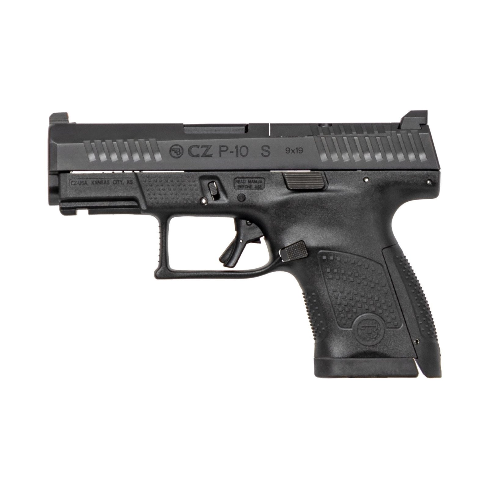 CZ P-10 S Pistol 9 mm 3.5 in. Black/Nitride 10+1 rd. Optics Ready