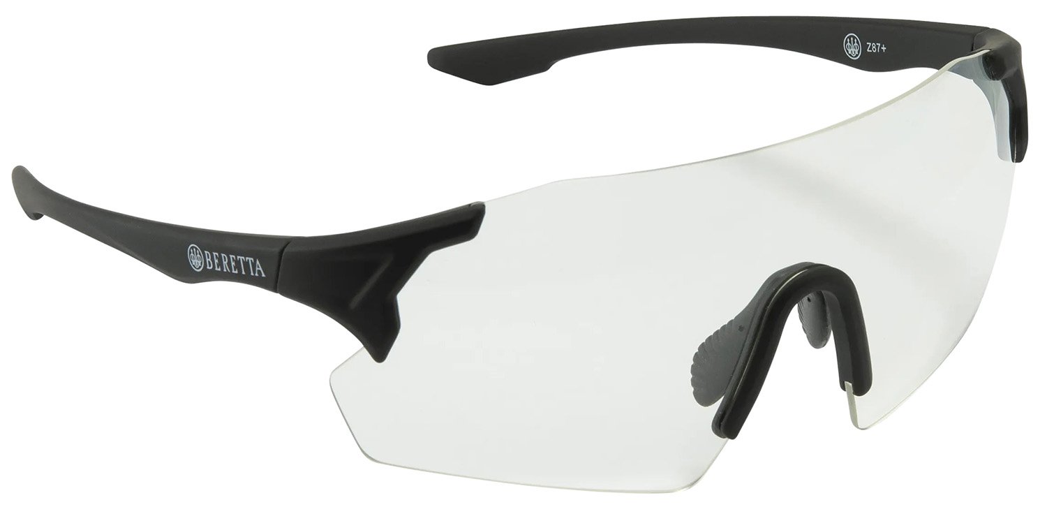 Beretta OC061A2854014HUNI Challenge EVO Glasses Clear Lens Black Frame