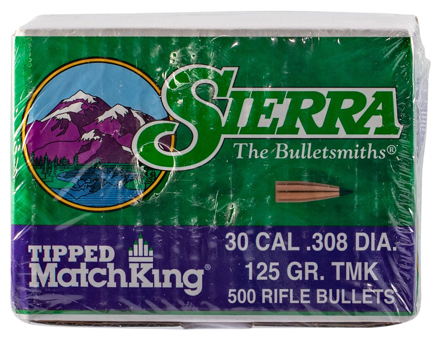 Buy Sierra 7725C .30 Caliber 125 Grain Bullet 500 Count Tipped MatchKing online