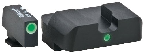AmeriGlo GL101 i-Dot Tritium Sight Set for Glock Gen 1-5 9mm/.40/.45 - AmeriGlo - STEEL