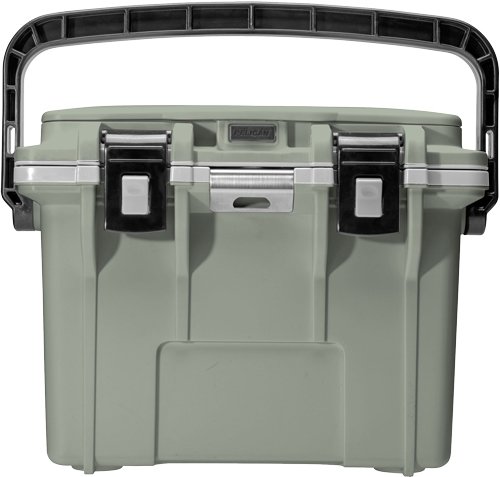 Pelican IM 14 Quart Cooler Sage/Gray with Dry Storage 14Q1DSGGRY