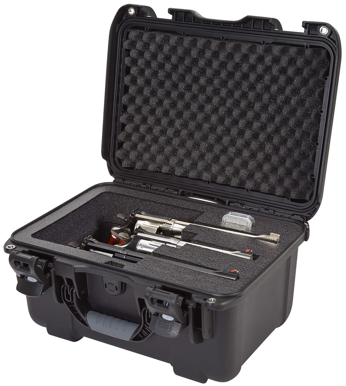 Nanuk 918REV01 3 Up Revolver Case Black Polymer Foam Padding Latches - Nanuk - BLACK