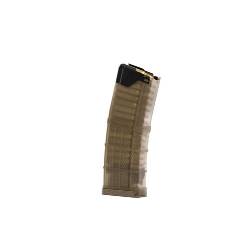 Lancer 999-000-2320-13 L5AWM 30-Round Mag 5.56 NATO Translucent FDE