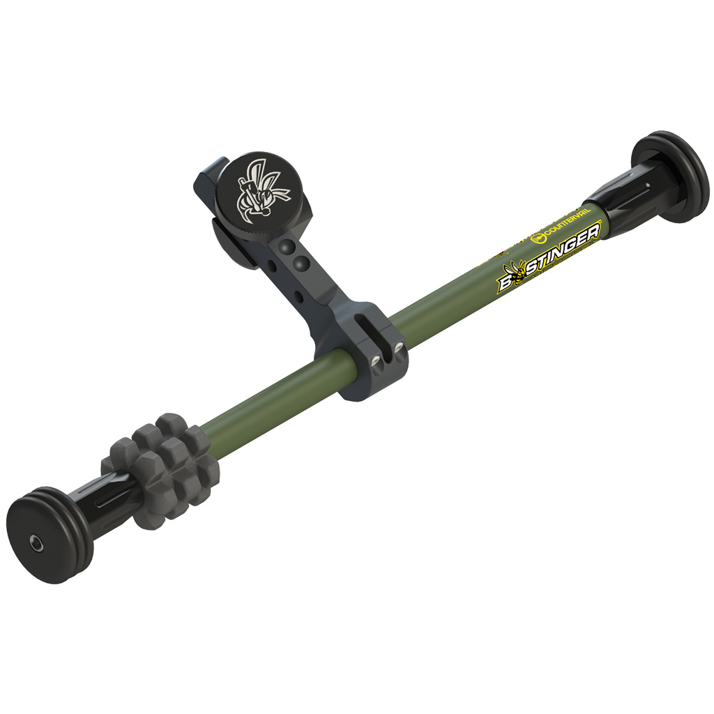 Bee Stinger MHXCSDT15OL MicroHex Stabilizer Dovetail Olive 15" with Weights - Bee Stinger