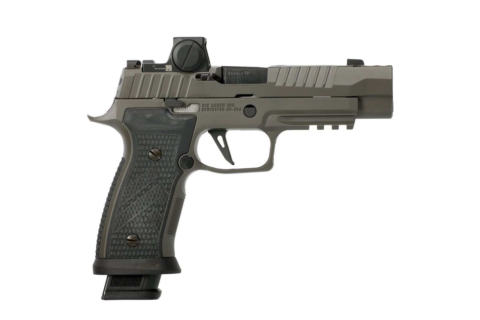 Sig P320AXGF9LEGIONRXX10 9mm 3.9" 10+1 Legion Gray Optic Ready - Sig Sauer - 9mm