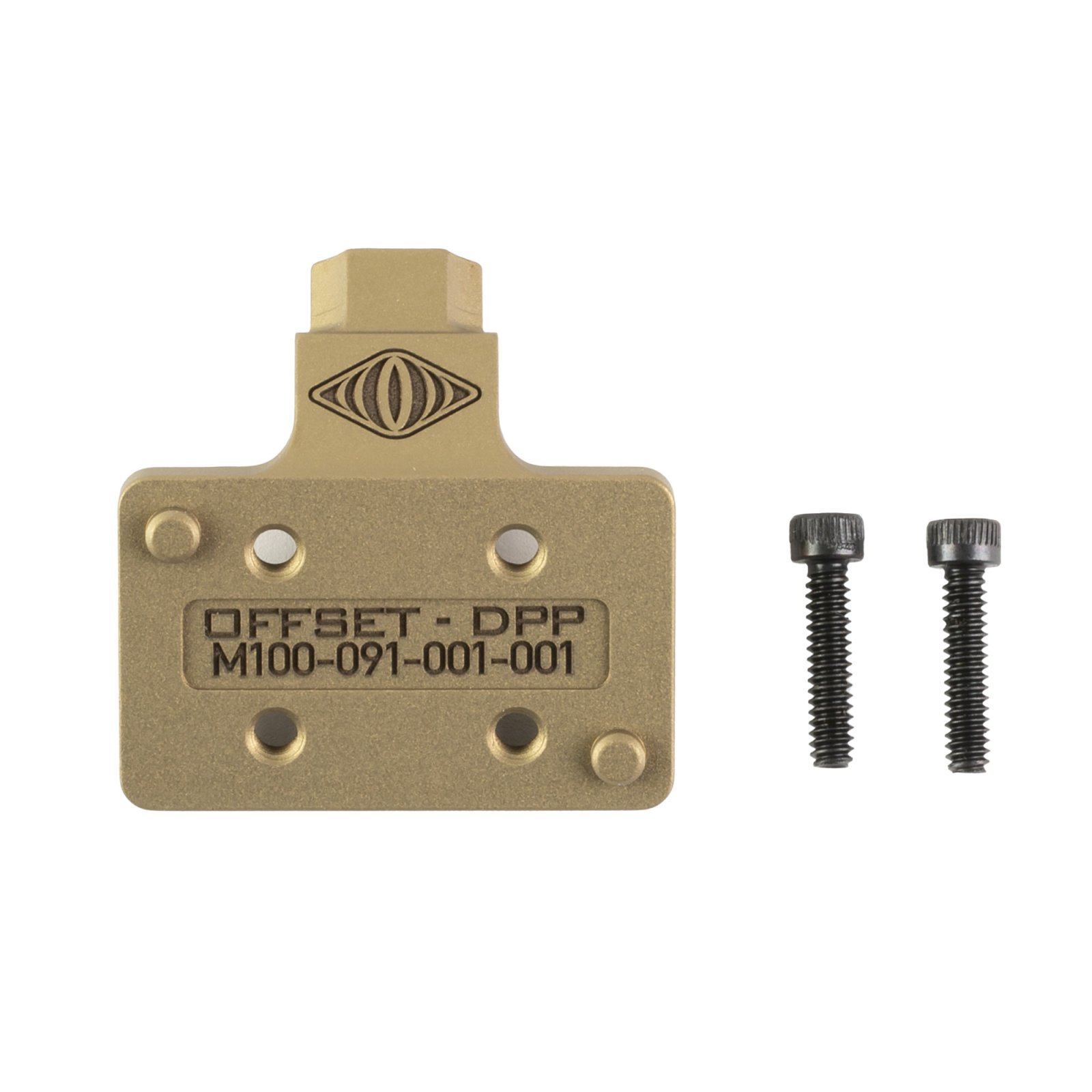 Reptilia 100-233 AUS Offset Mount, Anodized, FDE, 37 deg Offset, 1.05 oz - Reptilia