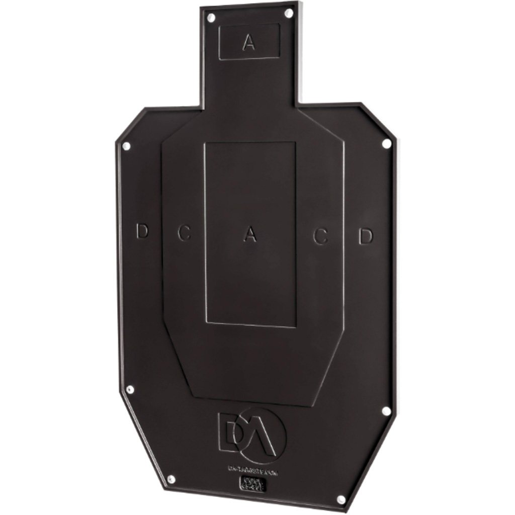 DA Targets DA-HSL-C-1 Reactive Silhouette Target, Half-Size, Self-Healing