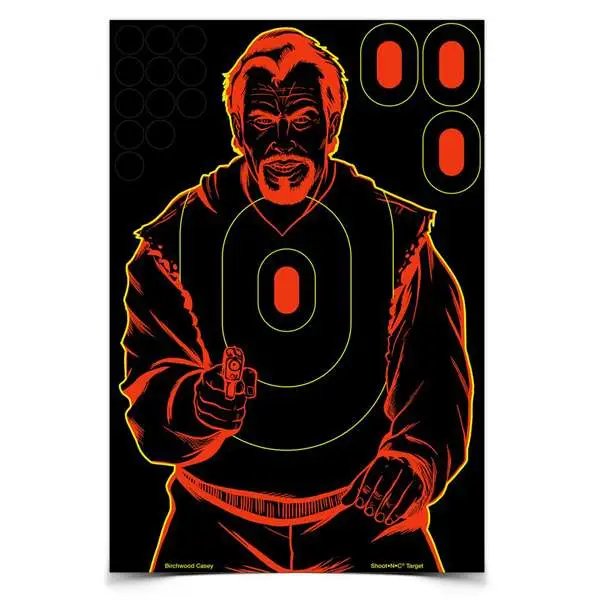 Birchwood Casey BC-34643 Bad Guy Target 12 in x 18 in Self-Adhesive 100 Pac