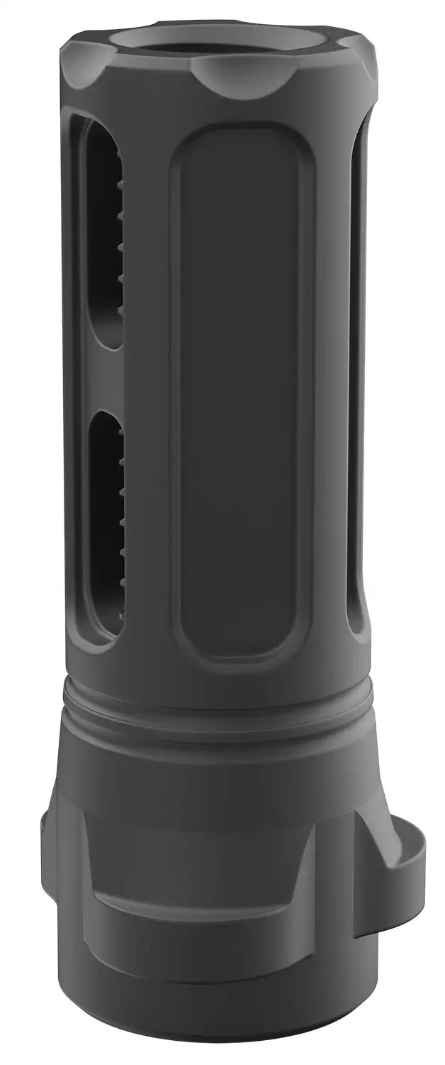 Breek BRK4324 Sentinel Caged Flash Hider 9mm 5/8x24 Black Nitride - BREEK - 9mm Luger (9x19 Parabellum)
