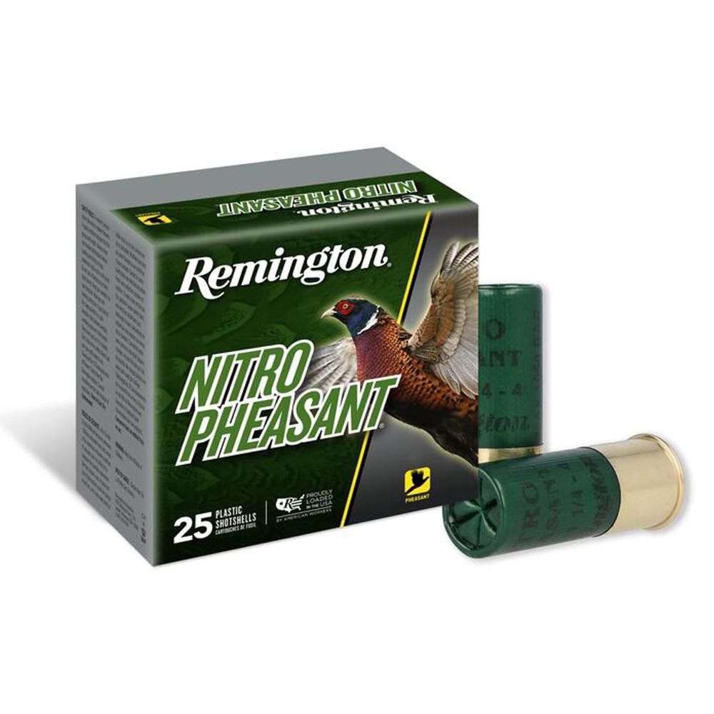 Remington Nitro Pheasant Upland 12 Gauge 2.75" 1 3/8 oz 5 Shot 25 Per Box/ 10 Cs