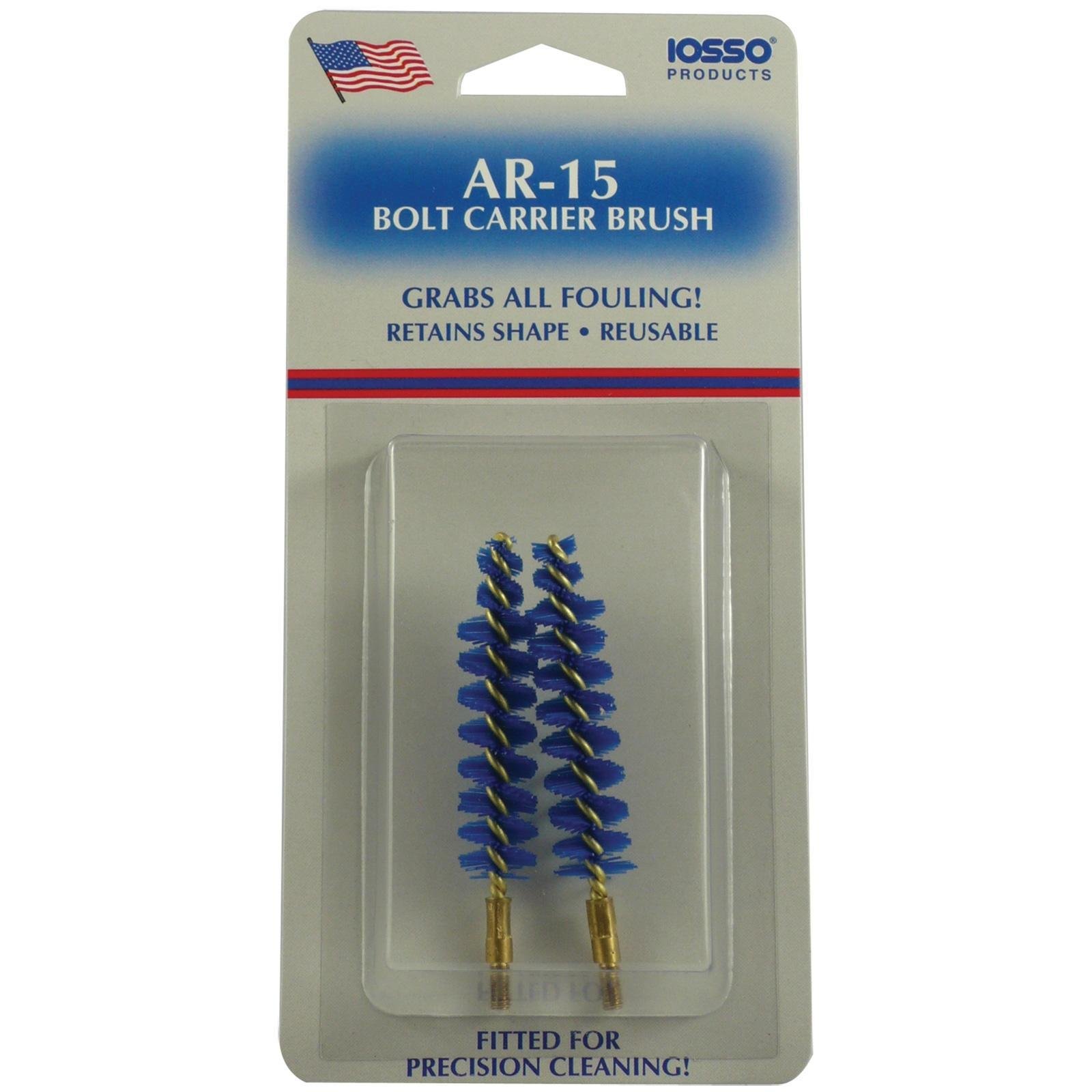 Iosso AR-15 Precision Cleaning Bolt Carrier Brush, Reusable, 2 Pack