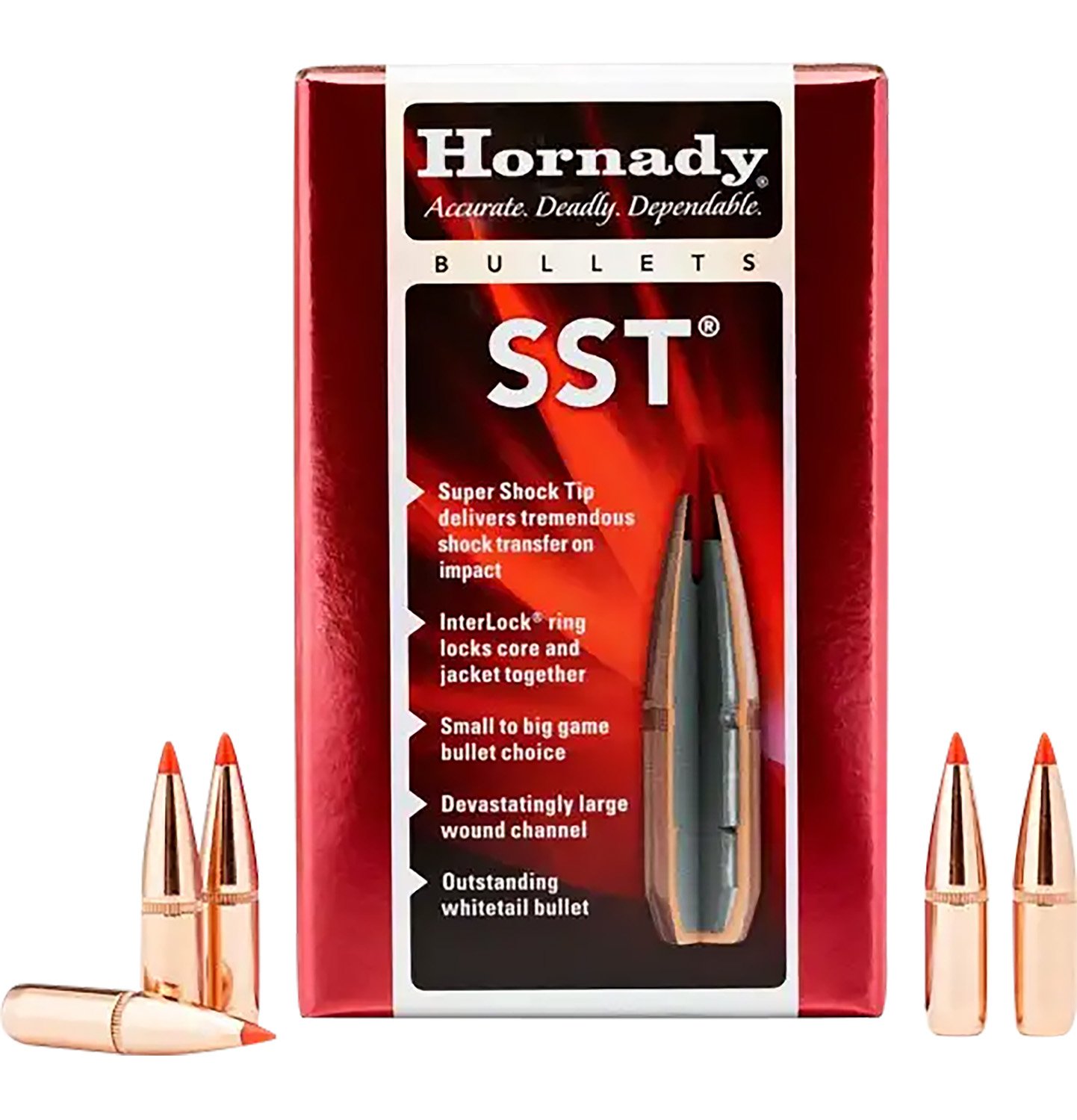 Hornady 28202 7mm .284 139gr SST Hunting Super Shock Tip Ammo - 100 Rounds - Horn Hunter - 284 Caliber