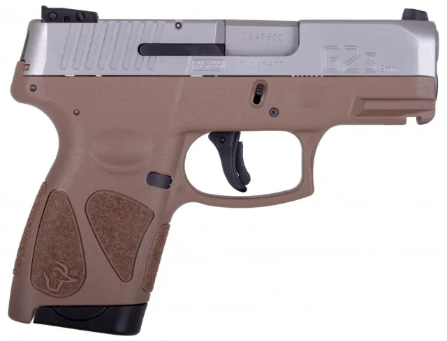 Taurus 1-G2S939B G2S 9mm 3.25" Stainless Semi-Auto Pistol 7+1 Capacity