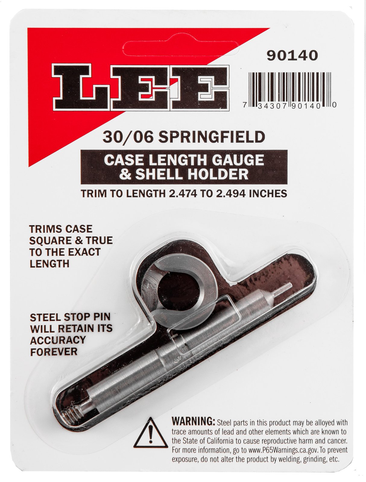 Buy Lee Case Length Gage and Shell Holder .30-06 Springfield online