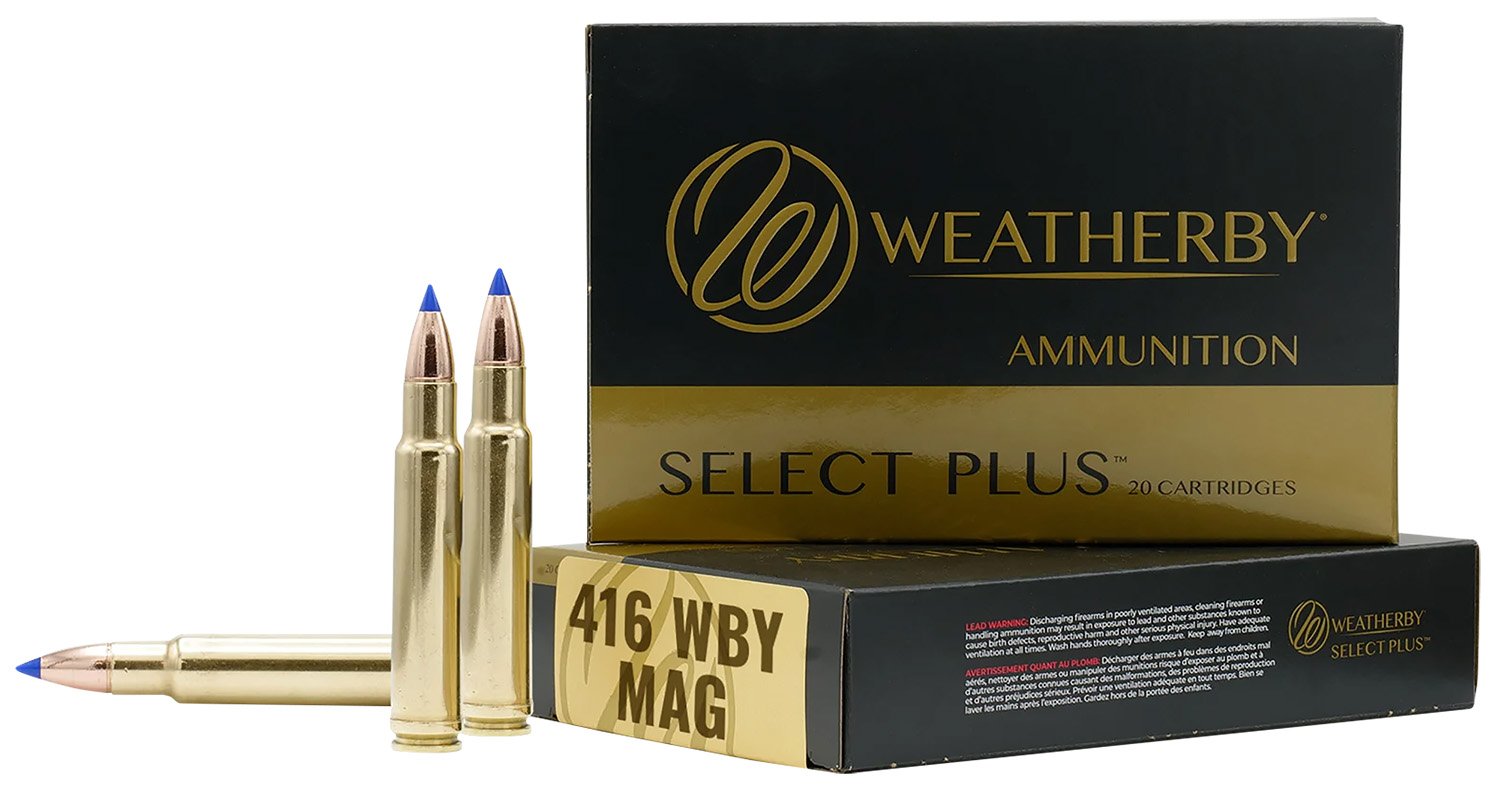 Weatherby B416350TTSX 416 Weatherby Magnum 350 Grain Lead Free 20 Rounds - Weatherby - BARNES TIPPED TSX LEAD FREE