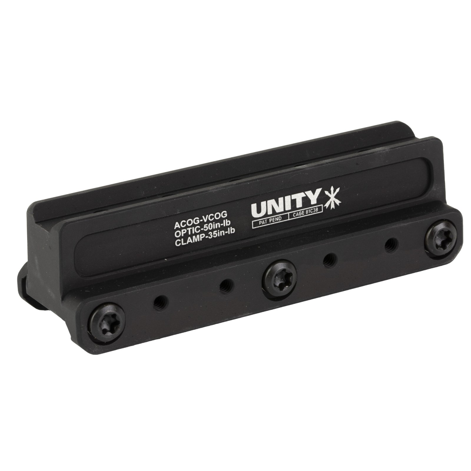Unity Tactical FAST COG Red Dot Mount 2.05" Optical Height ACOG VCOG - Unity Tactical