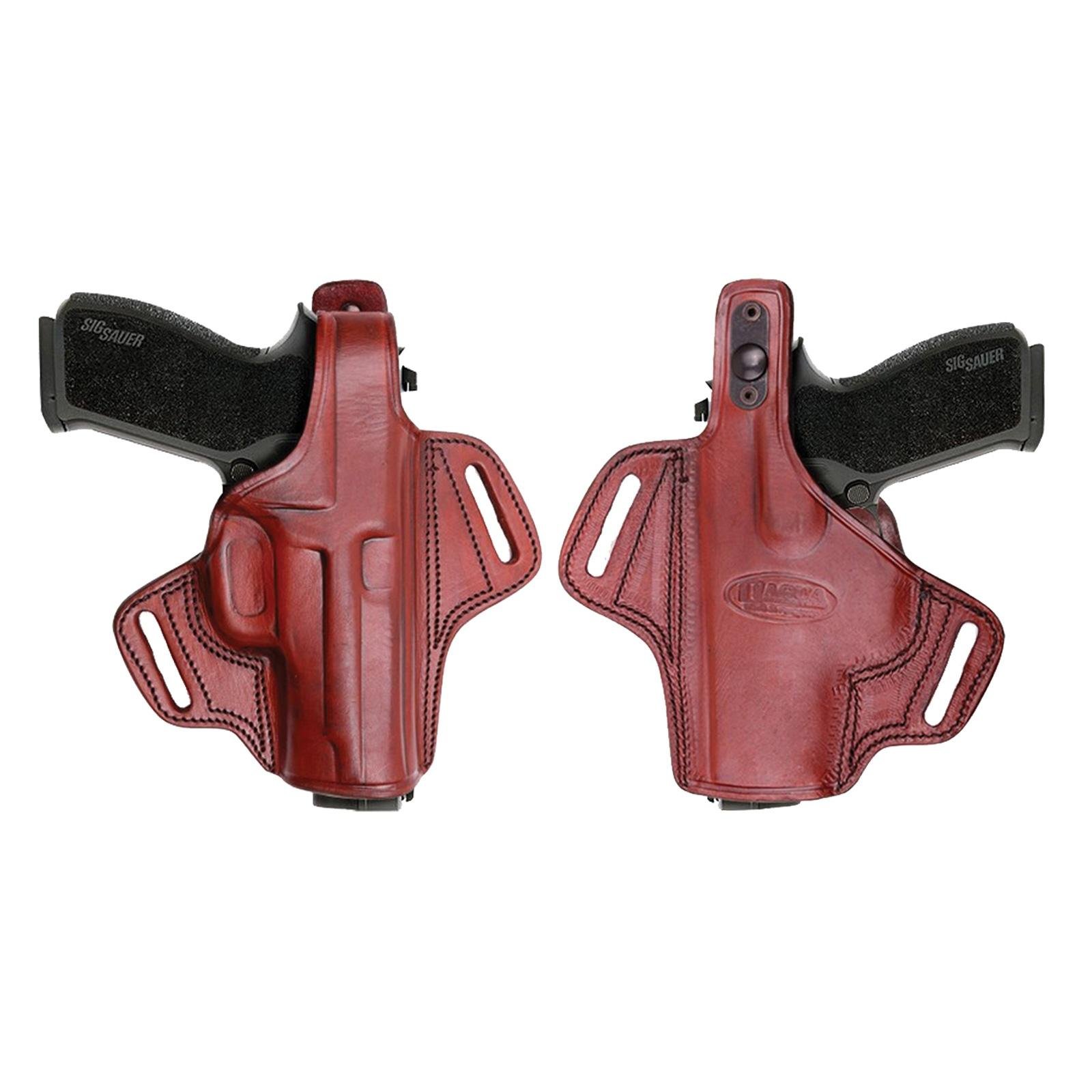 Tagua BH1-712 Thumb Break Belt Holster S&W J Frame 2-1/8 Brown RH