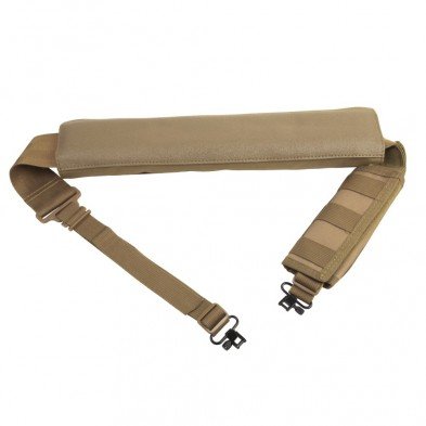NcStar AASHT Shotgun Bandolier Sling with Swivels Tan