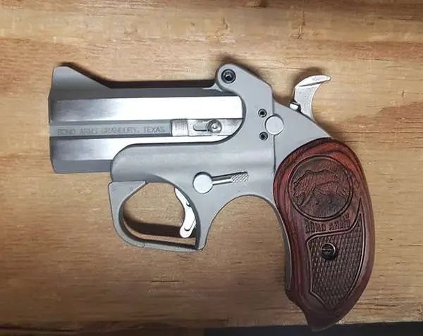 Bond Arms Grizzly Bear 45LC/410 GA 3" Rosewood Grips Holster