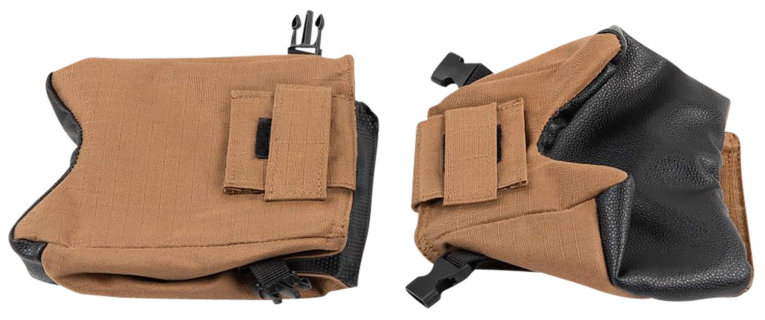 Allen 18419 X-Focus Shooting Bag Combo Tan/Black 600D Polyester - Allen Company - FRONT AND REAR BAG